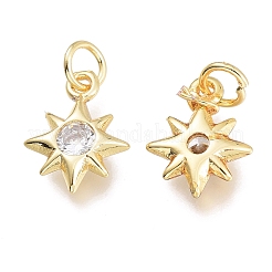 Ciondoli in ottone zirconi chiari micro pavé&nbsp;KK-M206-38G