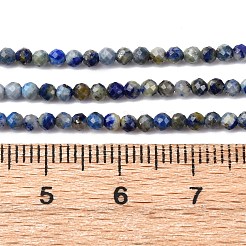 Natürlicher Lapislazuli Perlenstränge&nbsp;G-RM2025-A04-2mm
