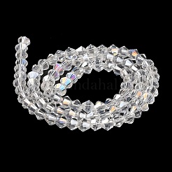 Trasparenti perle di vetro placca fili&nbsp;EGLA-A039-T6mm-B13