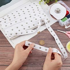Fermoirs et bordure en ruban de coton à œillets&nbsp;DIY-WH0304-236B