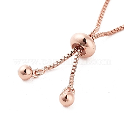 Messingkette Armband machen&nbsp;KK-G291-02RG-NR