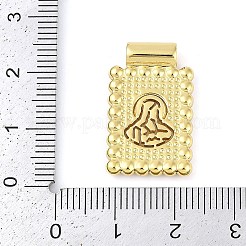 Acumular colgantes de chapado de latón&nbsp;KK-P287-45B-G