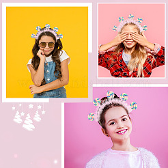 Bandas para el pelo de tela con forma de piruleta para mujer y niña&nbsp;OHAR-WH0029-13B