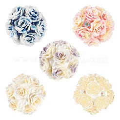 Handgemachte Strass-Pave-Perlen aus Ton&nbsp;CLAY-TAC0015-02C