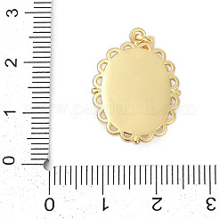 Messing Emaille-Anhänger&nbsp;KK-U068-11A-02G