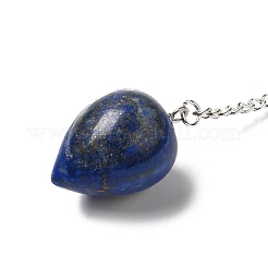 Pendoli da rabdomanzia in lapislazzuli naturali&nbsp;G-R492-01S-12