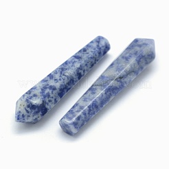 Perle di diaspro blu naturale&nbsp;G-E490-E01
