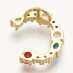Colgante micropavé cubic zirconia de latón&nbsp;ZIRC-S061-64C