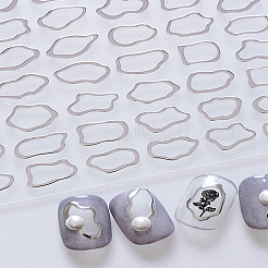 2 Stück Nagelkunst-Aufkleber in 2 Stilen&nbsp;MRMJ-LP0002-91