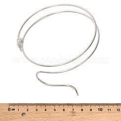 Braccialetti aperti in lega per la parte superiore del braccio per le donne&nbsp;LS-BJEW-U037-01A-P
