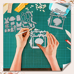 Freundschafts-Stanzschablonen aus Kohlenstoffstahl&nbsp;DIY-WH0309-2020