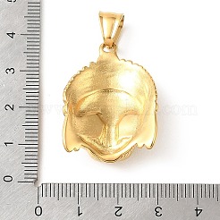 Pendentifs en acier inoxydable 304 sertis de strass&nbsp;STAS-F363-03G
