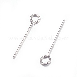 Anlaufgeschützte Ösenstifte aus Edelstahl 304&nbsp;STAS-O105-01P-0.6x16mm