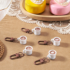 5 decoración colgante de resina de 5 estilos.&nbsp;HJEW-TADJ0001-09
