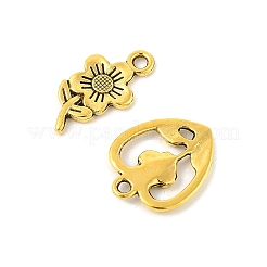 Tibetischer stil Aluminium Anhänger & Charms&nbsp;FIND-M058-09AG