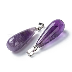 Natürlichen Amethyst Edelsteinanhänger&nbsp;X-G-F707-14