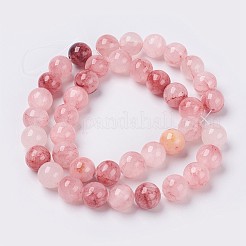 Natürliche bunte grüne Jade Perlenstränge&nbsp;X-G-G757-02-12mm