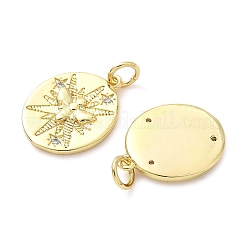 Pendentifs en laiton zircon cubique transparent&nbsp;KK-Z120-60B-G