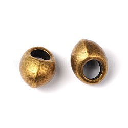 Pendente in lega stile tibetano, lacrima, bronzo antico,  piombo & cadmio & nichel libero, 10x8mm, Foro: 4.5 mm