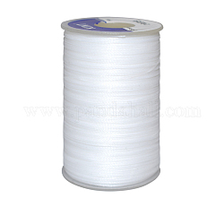 Gewachsten Polyester-Schnur, Einlagig, weiß, 9 mm, ca. 0.65 Yard (21.87m)/Rolle