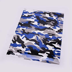 Film de transfert de chaleur en vinyle, Accessoires de vêtement, rectangle, bleu royal, 30.5x25 cm