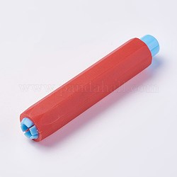 Dossier en plastique craie, outils d'écriture de tableau de bureau, rouge, 95x17~19mm, diamètre intérieur: 8 mm