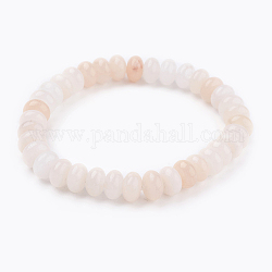 Natural Pink Aventurine Beads Stretch Bracelets, 2 inch(52mm)