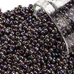Toho perline rotonde, perline giapponesi, (406) opaco sangue di bue ab, 11/0, 2.2mm, Foro: 0.8 mm, circa 1103pcs/10g