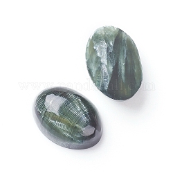 Natural Seraphinite Cabochons, Oval, 14x10x5~5.5mm