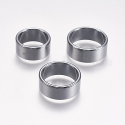 Non-magnetic Synthetic Hematite Rings, Original Color, Size 11(21mm)