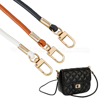 Leather Purse Handbag Shoulder Strap Replacement Belt With Metal