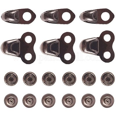 Shoe Lace Hooks, 20 Sets Alloy Boot Lace Hooks with Rivets for
