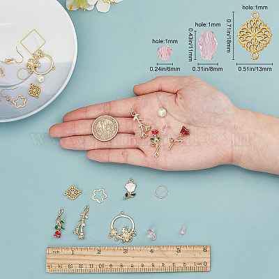 Shop SUNNYCLUE DIY Flower Earring Kits for Jewelry Making - PandaHall  Selected