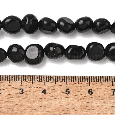 Natürlichen Obsidian Perlen Stränge&nbsp;G-C286-A02-1