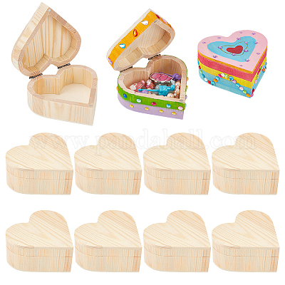 Holzverpackungsboxen mit Klappdeckel&nbsp;CON-WH0107-74-1