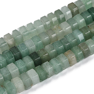 Natürlichen grünen Aventurin Perlen Stränge&nbsp;G-N357-14A-09-1