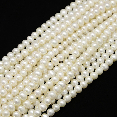 AAA Natural Freshwater Pearl Beads, 4mm, 6mm, 7mm, 8mm, 9mm, Rice Shape  Beads, White Beads, Great Quality Pearl Beads Full Strand 