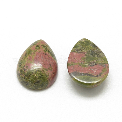 Cabujones unakite naturales&nbsp;G-R417-10x14-36-1