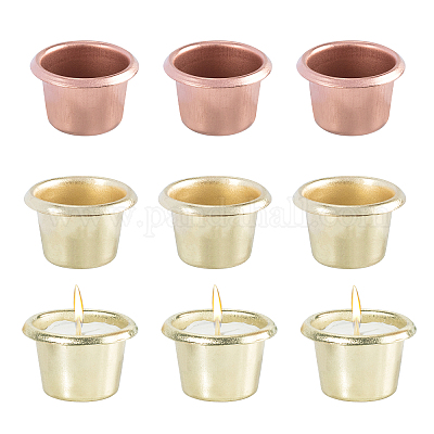 10pcs/set Iron Candle Wick Holders With Three Holes, Candle Making Kit