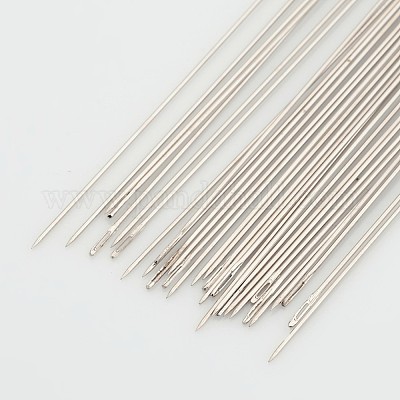 Agujas para hacer cuentas de acero resistentes al deslustre&nbsp;ES009Y-1