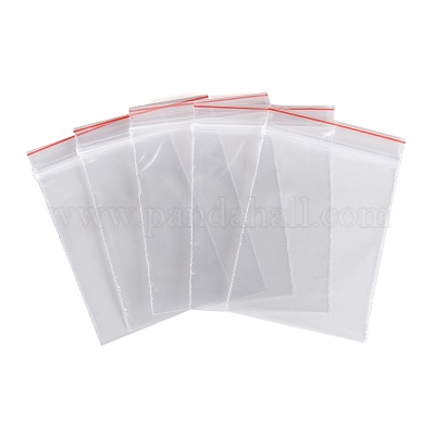 100 Large GL11 6" x 9" Clear Grip Self Press Seal Zip Lock Plastic Bags 