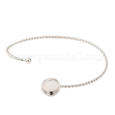 Creazione di braccialetti ad anello intrecciati in ottone&nbsp;FIND-P035-09P-1