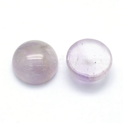 Natürlichen Amethyst Cabochons&nbsp;G-P393-R56-12mm-1