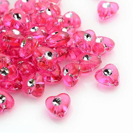Perles acryliques transparentes PACR-Q104-02-1
