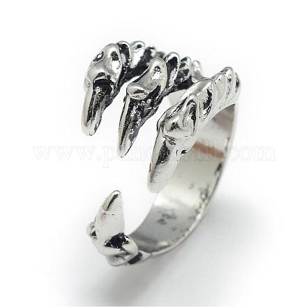 Adjustable Alloy Cuff Finger Rings RJEW-S038-007-1