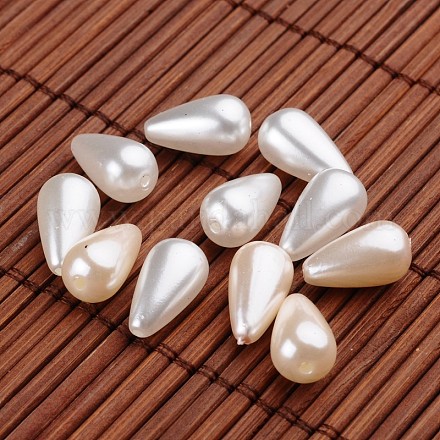Teardrop Acrylic Imitation Pearl Beads OACR-O002-2461-1