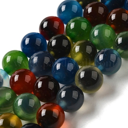 Fili di perline di agata naturale che cola G-K356-A01-03-1