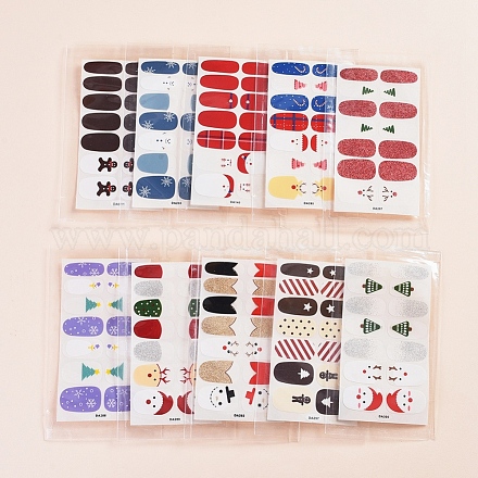 Adorabili adesivi per nail art a copertina intera MRMJ-X0029-07D-1