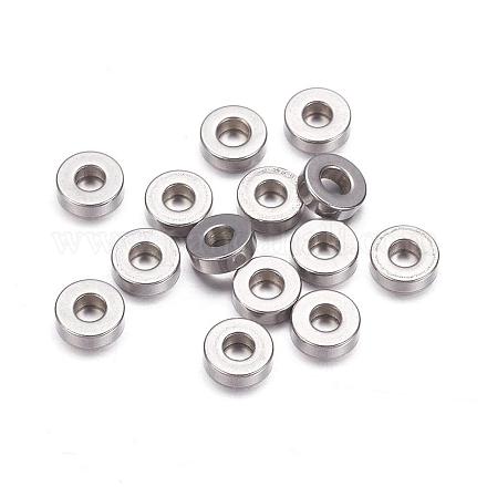 304 Stainless Steel Spacer Beads STAS-F117-50P-1
