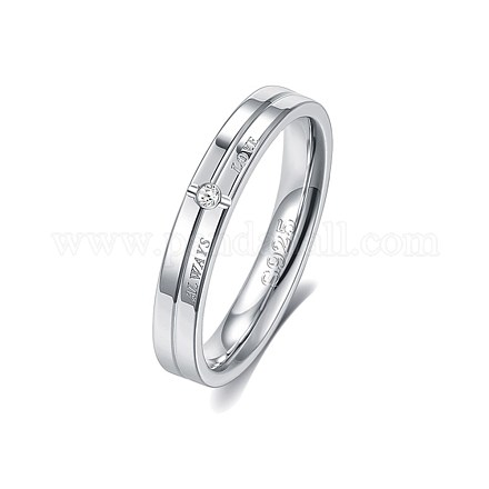 San valentino unisex 925 anelli in argento sterling RJEW-BB67575-M-21-1